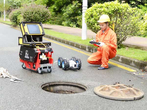 高明管道机器人检测